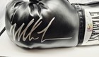 Autographed Coa W display Case Mike Tyson Signed Black Everlast Lh Boxing Glove