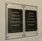 Dale Earnhardt   Richard Childress Authentic Autograph Cards 96 Score Board Rare