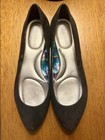 Kelly   Katie Black Suede Slip-on Pointed Toe Comfort Flats Women s Size 10