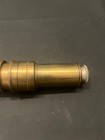 19th C English Brass Marine Telescope Rack   Pinion Nautical 20 5   