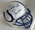 Vintage 2001 Indianapolis Colts Christian Peter 97 Game Helmet Nebraska Football