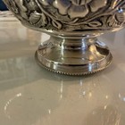Vintage Ice Bucket  Silver Plated Floral Pattern