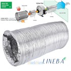 4  6  12  Inch Aluminum Flexible Ducting Hose 8ft 25ft Exhaust Duct Air Vent Fan