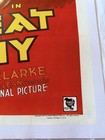 1936 Great Guy Original 27x41    Stone Litho Movie Poster James Cagney Linen Back