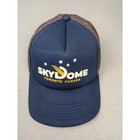 Vintage Skydome Toronto Canada Trucker Hat Navy Blue Snapback Mesh Cap Retro