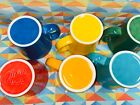 New Fiestaware 12 Oz Java Mug Set Of 6 Mixed Colors Fiesta Free Shipping 