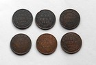 Group Of 14 Canada Canadian Large Cent Copper Pennys 1881-1918 Better Grade
