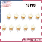 10pcs Motor Inline Gas Oil Fuel Filter Small Engine For 1 4   Line
