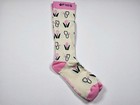 Figs Compression Do It With Heart Flower Tulips Medical Nurse Socks Size M