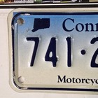 Connecticut Motorcycle License Plate     free         741 266   2004 Ct M c Tag
