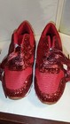 Womens Red Sequined Tennis Shoes Unbranded Size 5