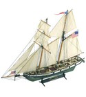 Artesania Latina American Schooner Harvey 1 60 Model Boat Ship Kit 22416