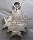 1922 The Evening World Sterling Silver Medal Head Pin Bowling Tournament
