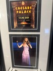 Oct 11 2007 Concert Tickets Celine Dion Caesars Palace W ad And Picture Framed