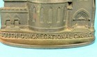 South Congregational Church Springfield Cast Iron Souvenir Building Bookend 1975