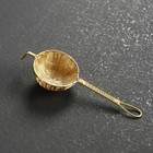Japanese Pure Copper Tea Strainer  Silver Gilded Tea Filtration Tea Accessories
