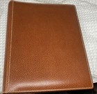 Vintage New In Box Gigliodoro Giglio D oro Leather Cognac Calf Photo Album