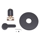 Wall Mount Shower Faucet Control Valve Bath Mixer Bathroom Water Tap Hot Cold   