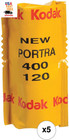 Portra 400 Professional Iso 400  120 Propack  Color Negative Film  5 Rolls Per P