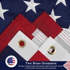 American Usa Flag 3x5ft Heavy Duty Embroidered Stars Sewn Stripes Brass Grommets