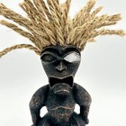 Tiki God Aumakua 8 Inch Wood Like Resin Statue Polynesian Hawaii Figurine 1998