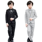 Tuxedo Formal Suit - Toddler Boys Suits Wedding Dress For Ring Bearer Ages 3-12