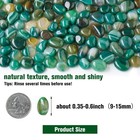 4lb Green Aquarium Gravel For Fish Tanks  Natural Landscaping Pebbles