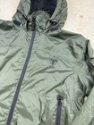 Boy Scout Of America Hooded Windbreaker Jacket Size Large Green