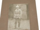 Original Wwi Imperial German Army Photo Cabinet Card Soldier Iron Cross 1914 Y20
