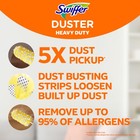 Swiffer Duster Kit With 3 Ft Extendable Handle  Heavy 4 Piece Set  Yellow