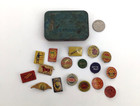 Vintage  Tobacco Tags And Tin Circa 1920s-30s