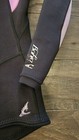 O neill Bahia 2 1 Women s Back Zip Purple Black Spring Wetsuit Surf Size 10