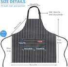 2 Pack Adjustable Bib Aprons W  2 Pockets Cotton Cooking Apron For Women   Men