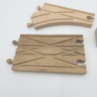 Wooden Train Track Switch Crossing   Stop Block Lot Brio Thomas Compatible 3 Pc