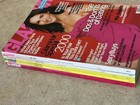 Vintage Glamour  Magazine Lot Of 5  vintage 2000-2003 Excellent Cond   Sex Chat