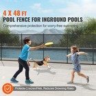 Pool Fence 4 X 48 Ft Removable Pool Fences For Inground Pools Outdoor