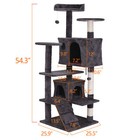 55  Large Cat Tree Tower Activity Center Playing House Condo For Rest Sturdy