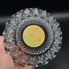 Pepsi-cola Glass Ashtray With 5 Cent Logo Vintage