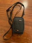 Digital Camera Bag Lot Swiss Black Case   Lowepro Case Vtg  Good  Condition