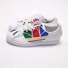 Adidas Originals Superstar Pure J Youth Size 6 5 Big Kids Sneakers White Colorfu