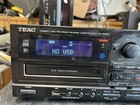 Teac Ad-rw900 Cd Recorder Cassette Deck Black Working Confirmed Used Japan