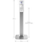 Purell Es6 Floor Stand With Dispenser Silver white  7306-ds-slv 