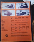 Vintage Moto-ski Snowmobile Sales Brochure 1976 Full Color Originals  55 Total 