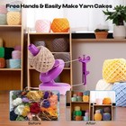78pcs Electric Yarn Winder Crochet Kit Pom Pom Maker Crochet Hooks Tool Set