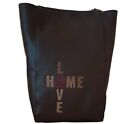 Hobo Giving Tote Brown Leather Bag Embroidered Snap Top Closure Shoulder Nwt