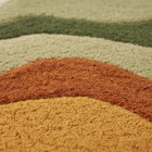 Large Wavy Area Rug     Retro Boho Shag Tufted Rug  Mid-century Modern Living Room