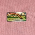 Vintage Colorado Rainbow Pot Of Gold Travel Souvenir Jacket Lapel Pin