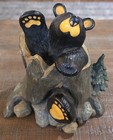 Vintage Bearfoots Bears Jeff Fleming Figurine Lot Of 3 Tiger Andy Minni Read