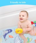 Baby Bath Mat  Cartoon Kids Bathtub Mat Non Slip For Toddler Bath Shower Anti   