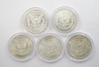 Lot Of 5 Us Morgan Silver Dollars 1878 1979 1880 1881 1882 San Francisco Mints